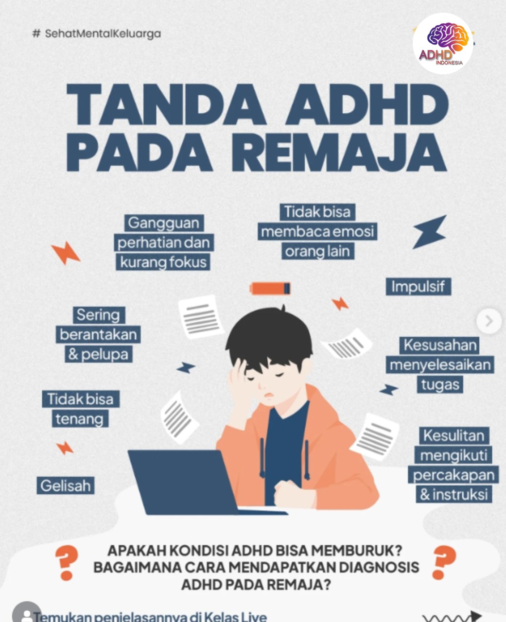 Screening ADHD Non-Diagnostik: Edukasi Awal bagi Orang Tua di Kabupaten Natuna